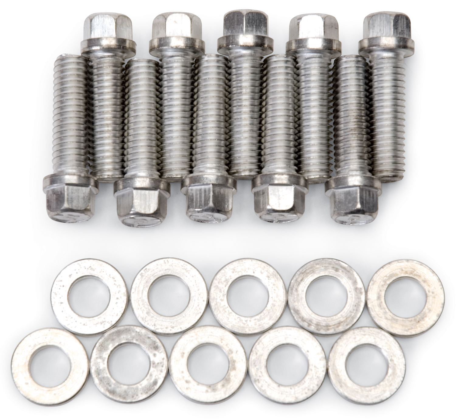 Plated Intake Bolt Kit, Pontiac 326-455