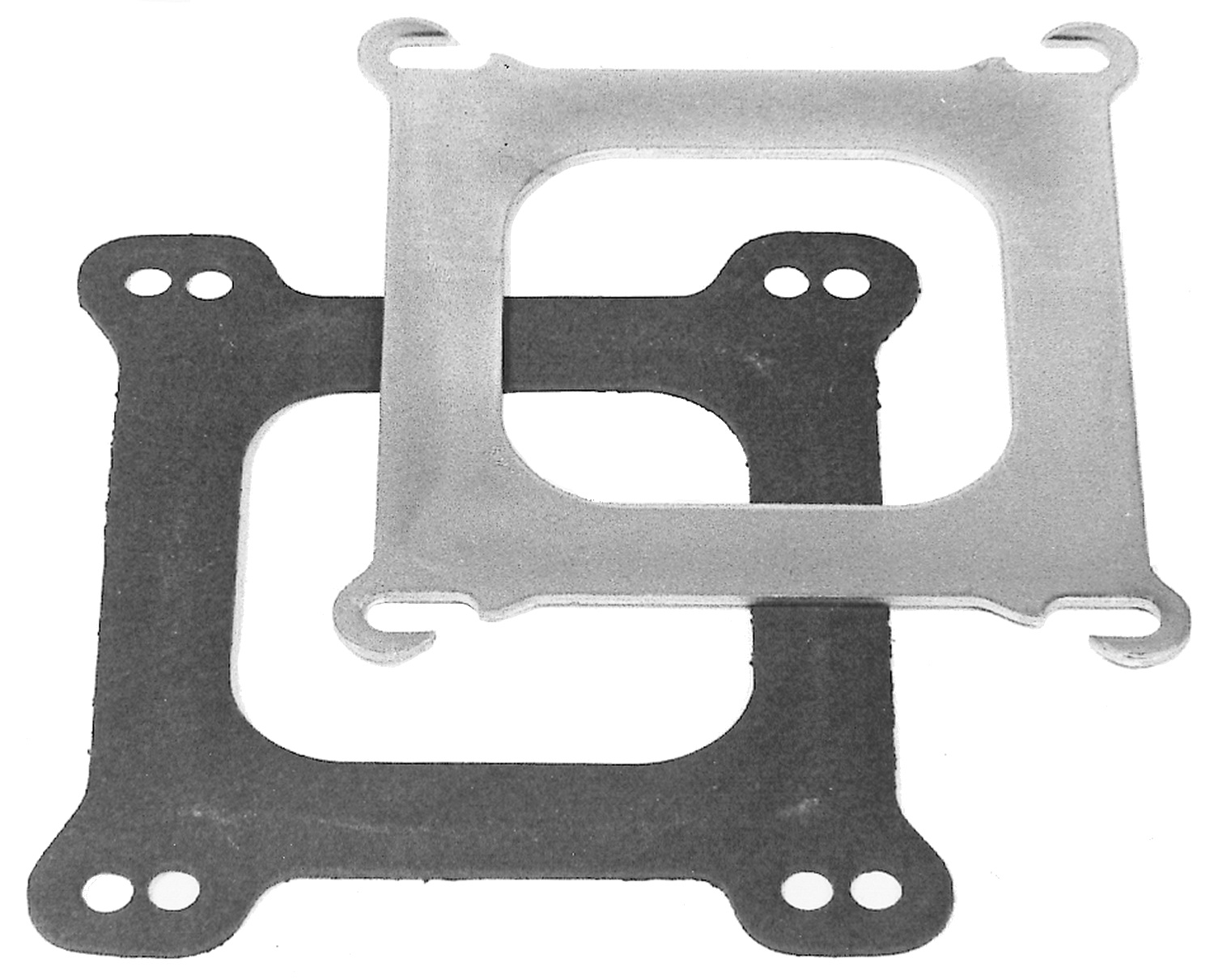 Adapter Square-Bore, for Edelbrock's Spread Bore Manifolds