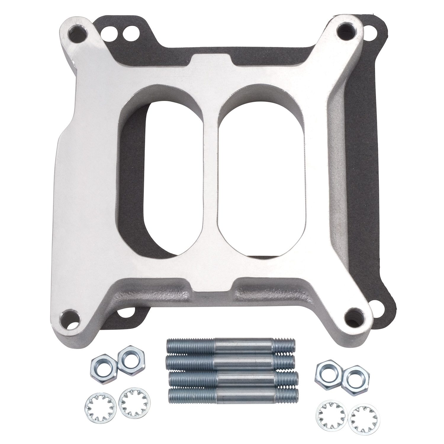 Spacer, Divided, Aluminum, 1 Inch, EGR Block off