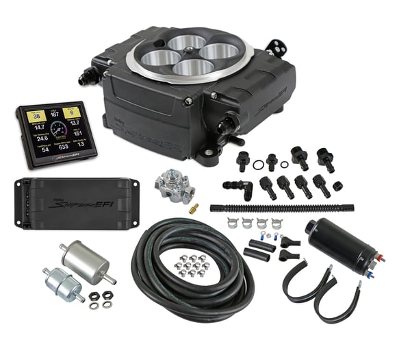 Holley Sniper 2 EFI, Black, Master Kit, With PDM