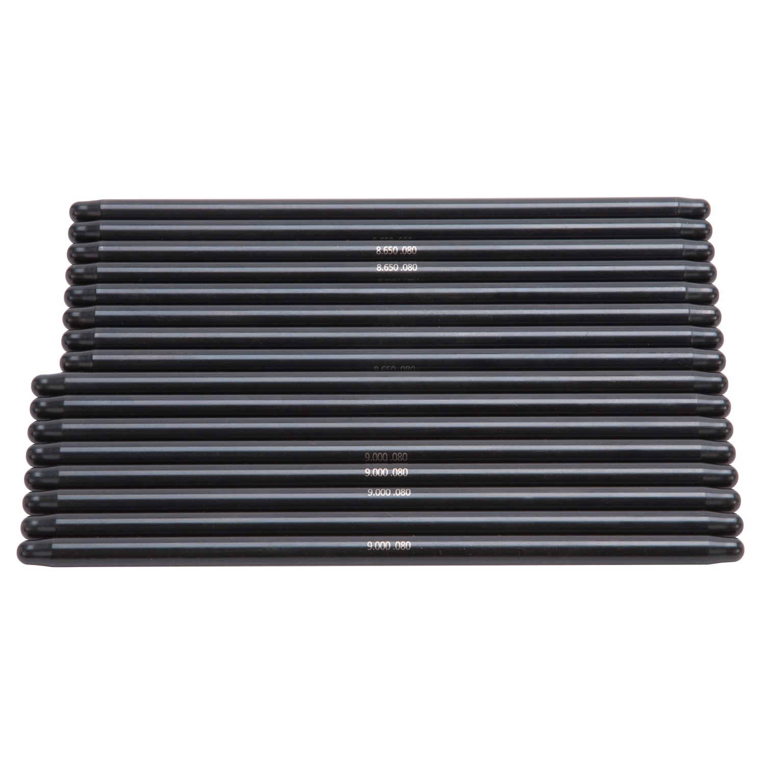 Hardened Steel Pushrod Sets, Chevrolet 348/409 "W" (8.650"/9.00")