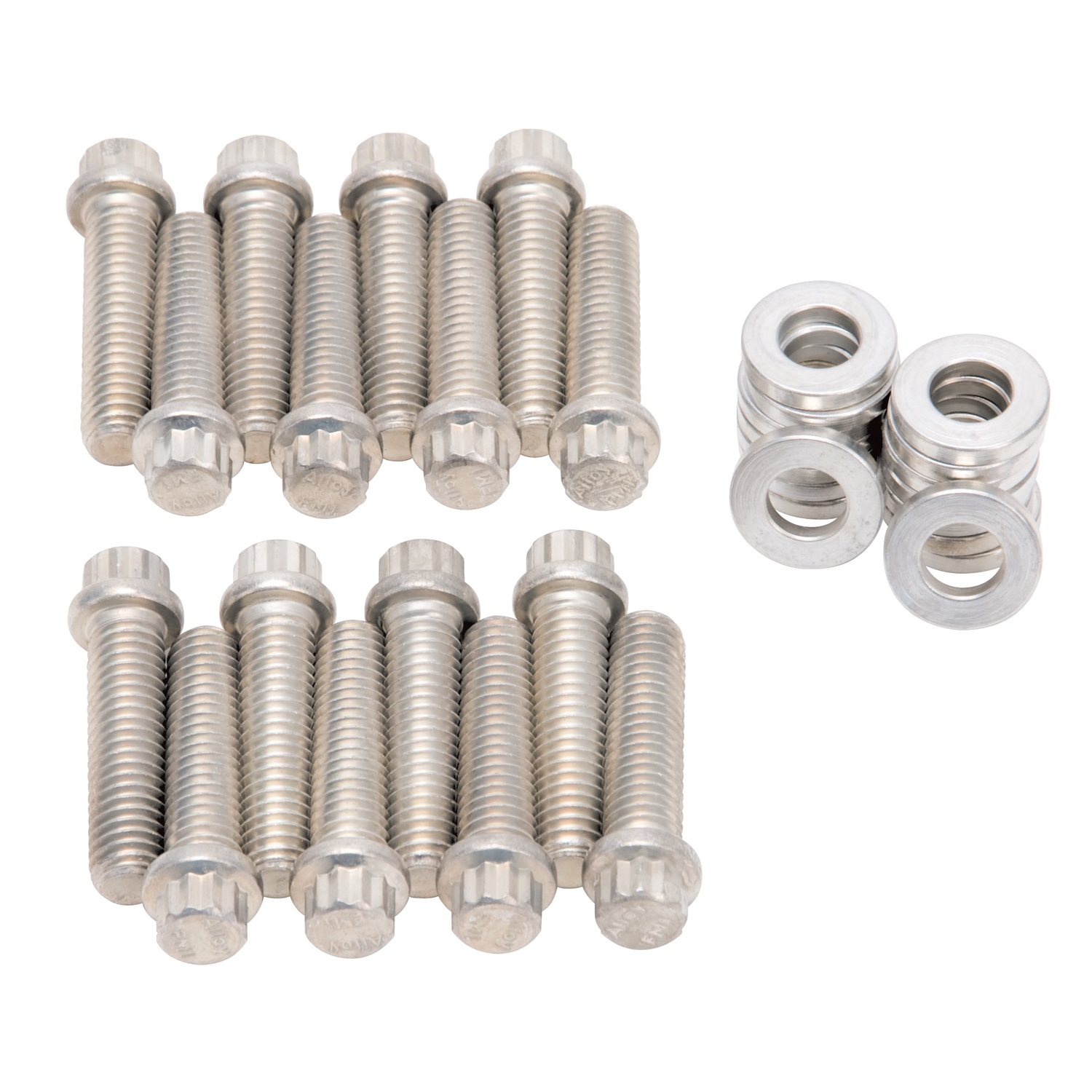 Plated Intake Bolt Kit, Chevrolet Big Block