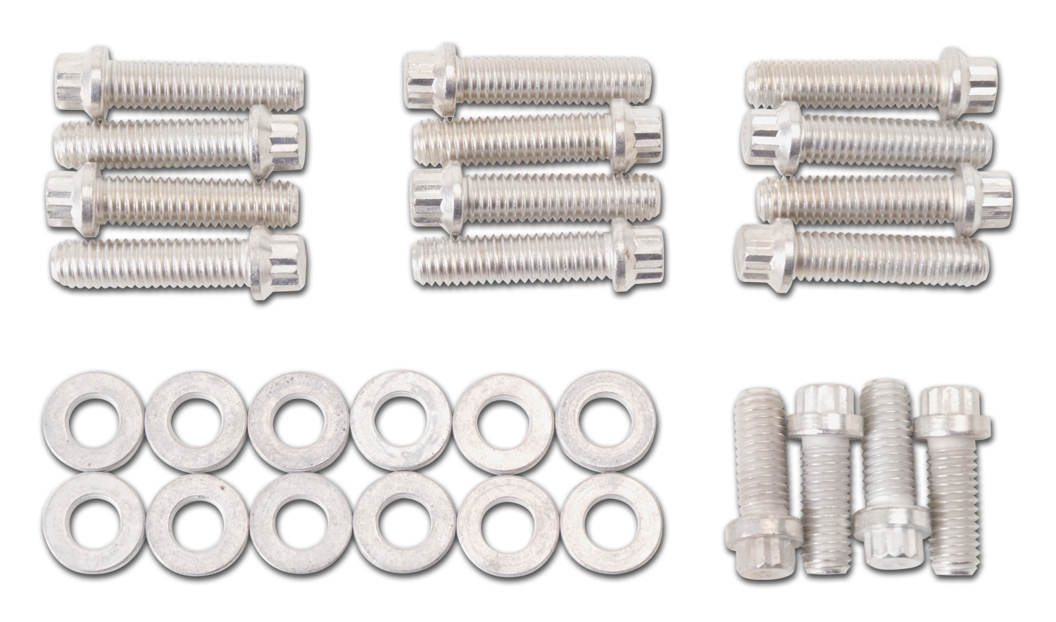 Plated Intake Bolt Kit, Chevrolet 348/409 "W" Series