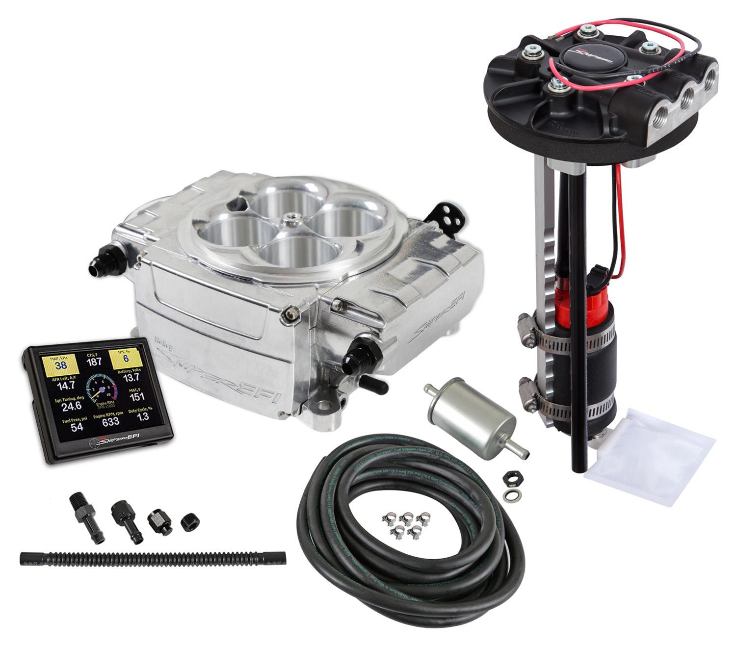 Holley Sniper 2 EFI, Shiny, Return Style Drop-In Pump