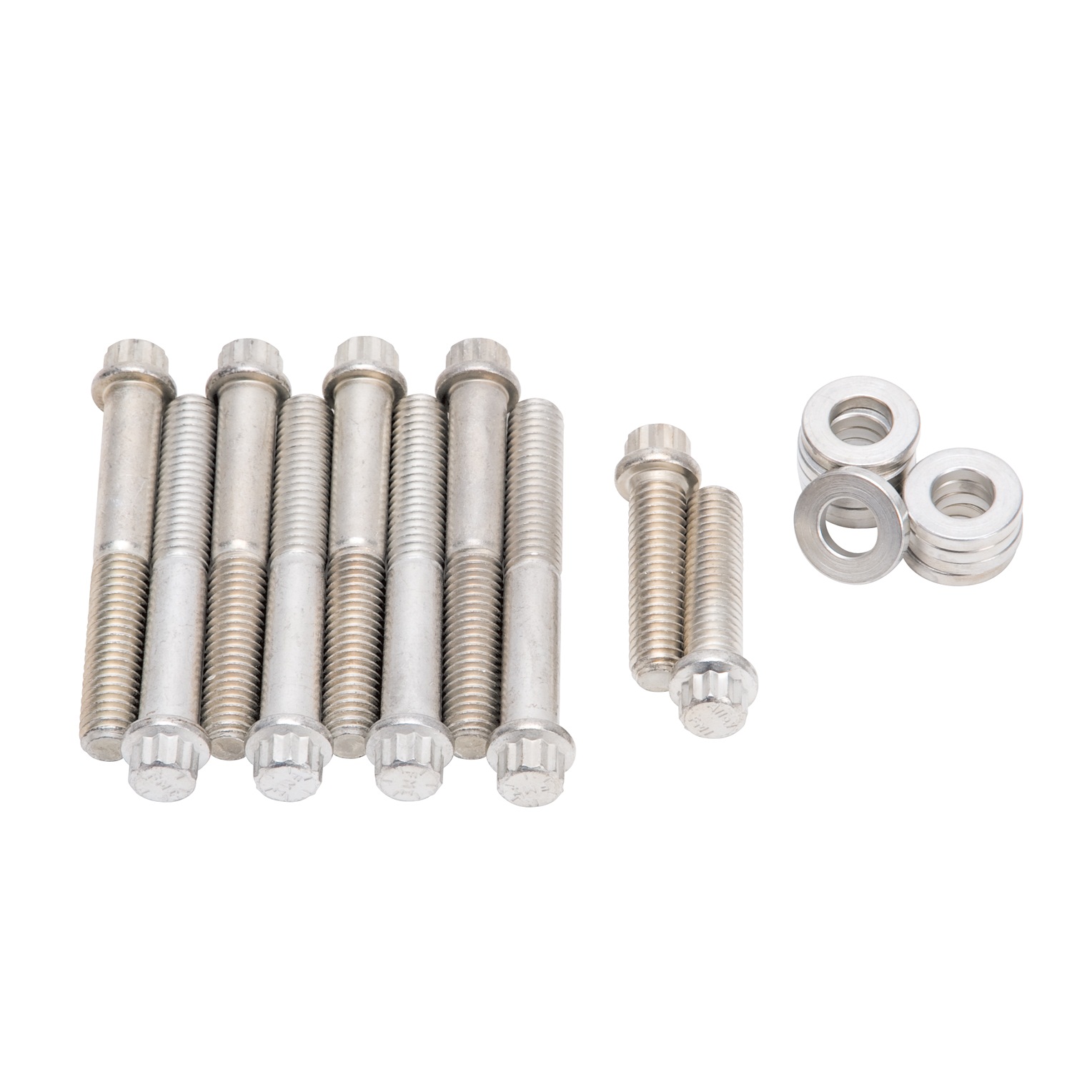 Plated Intake Bolt Kit, Ford FE 360-390, For Edelbrock #2105