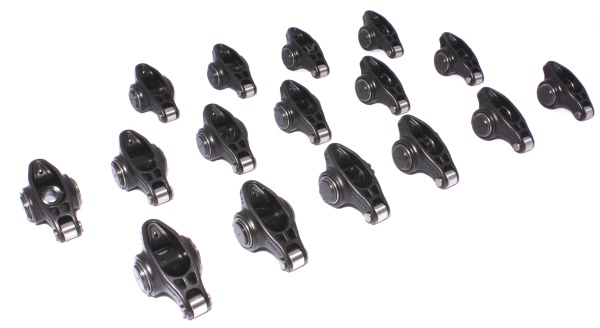 Rocker Arms, Chevrolet Big Block, Ultra Pro Magnum, 1/2" Stud, 1.7:1 Ratio, Set of 16