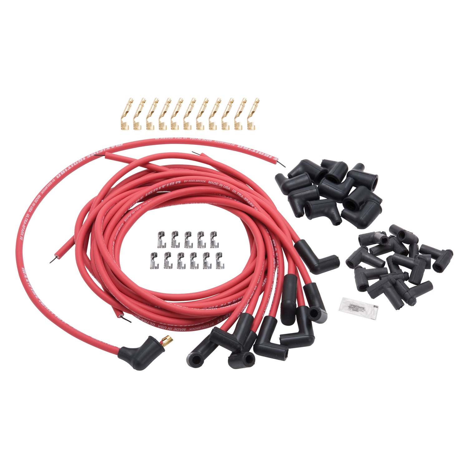 Max-Fire 50 Wire Set, Universal V8, 90-Degree Plug, HEI & Socket