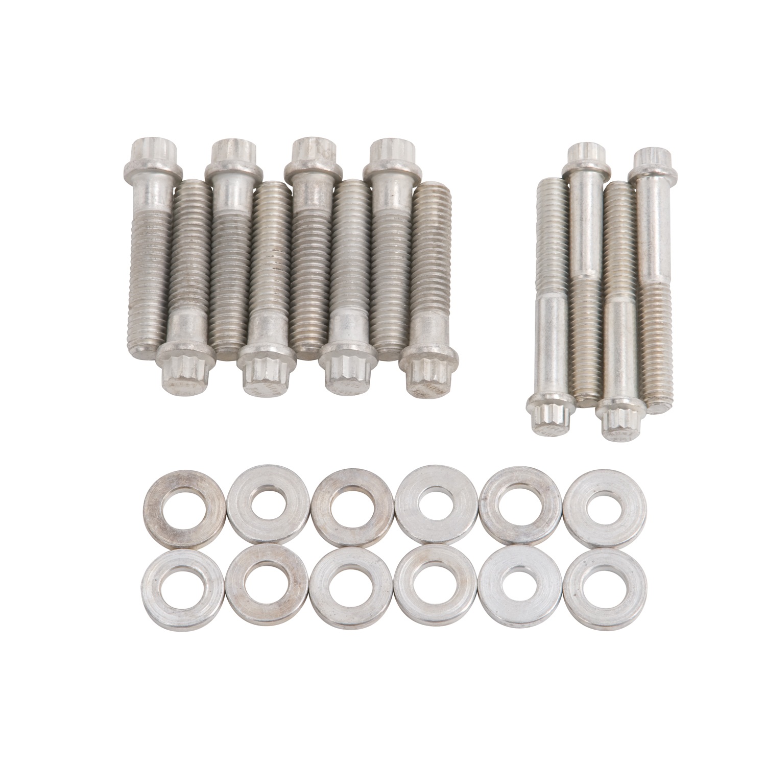 Plated Intake Bolt Kit, Ford 351C, For Edelbrock #7564