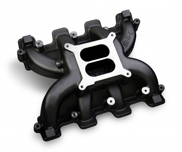 Holley Dual Plane Intake - GM LS1/LS2/LS6 - Black