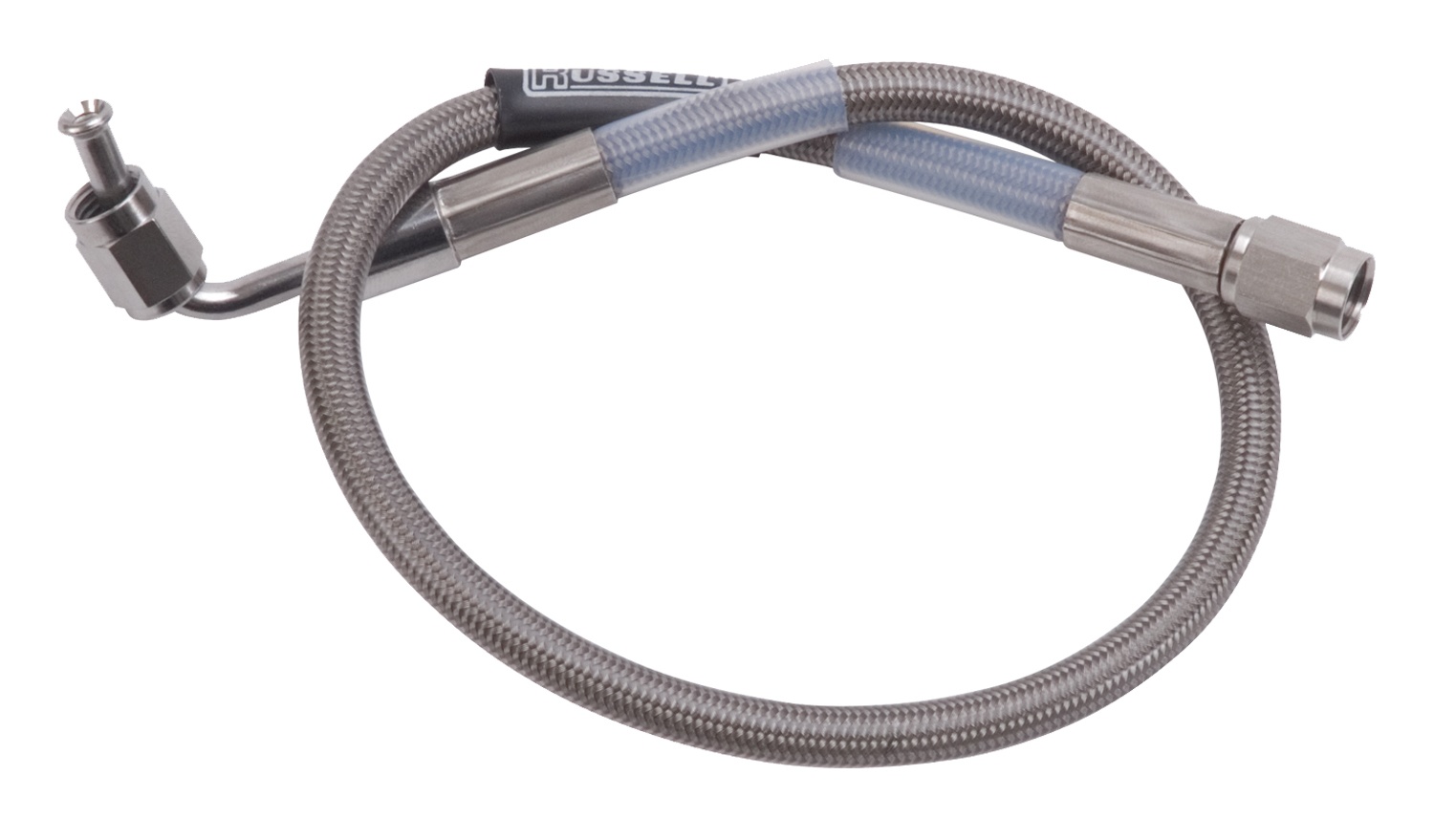 10mm Banjo 3/8 To Straight 3AN Competion Brake Hose - 21 Length