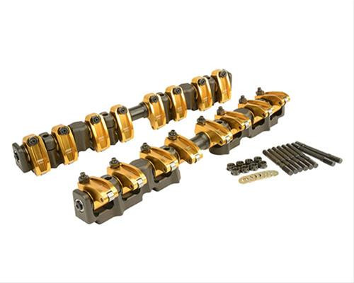 Rocker Arms, Ford FE, Ultra-Gold ARC Aluminum, Shaft Mount, 1.76:1 Ratio, Complete Kit